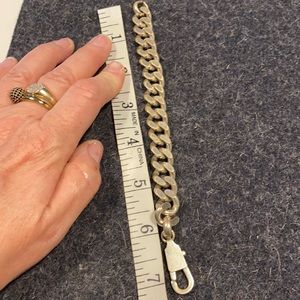 Agnes b sterling chain bracelet